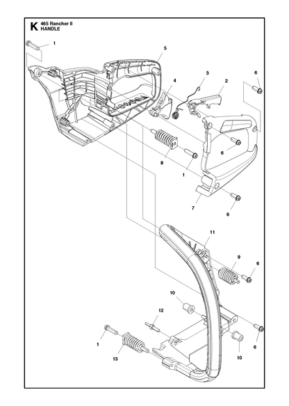 Husqvarna 503854102 onderdelentekening - positie 9