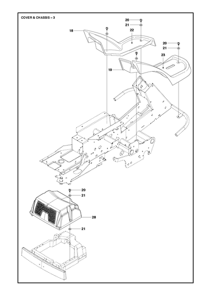 Husqvarna 505099001 onderdelentekening - positie 18