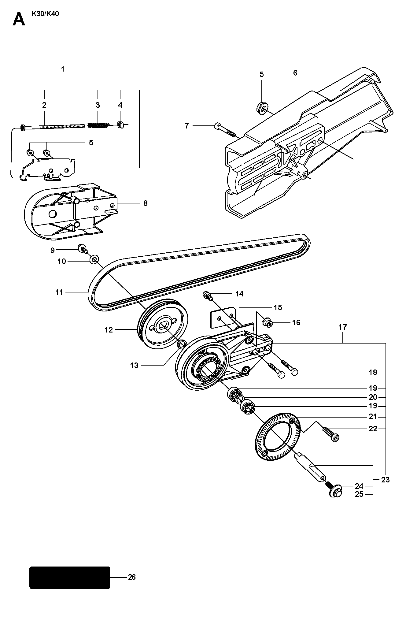 Husqvarna 506029002 onderdelentekening - positie 6