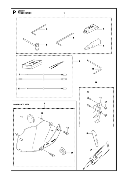 Husqvarna 577253101 onderdelentekening - positie 10