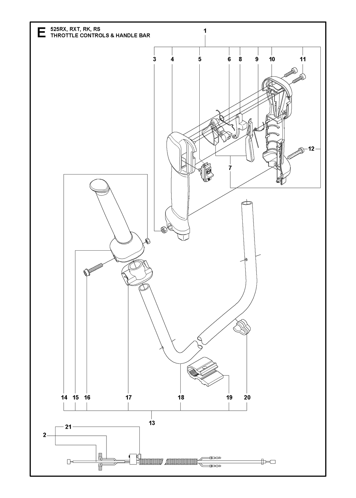 Husqvarna 578248201 onderdelentekening - positie 13