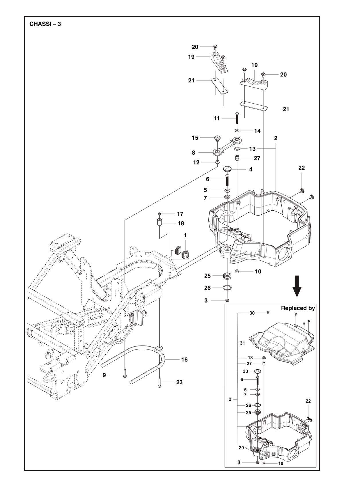 Husqvarna 588180001 onderdelentekening - positie 16