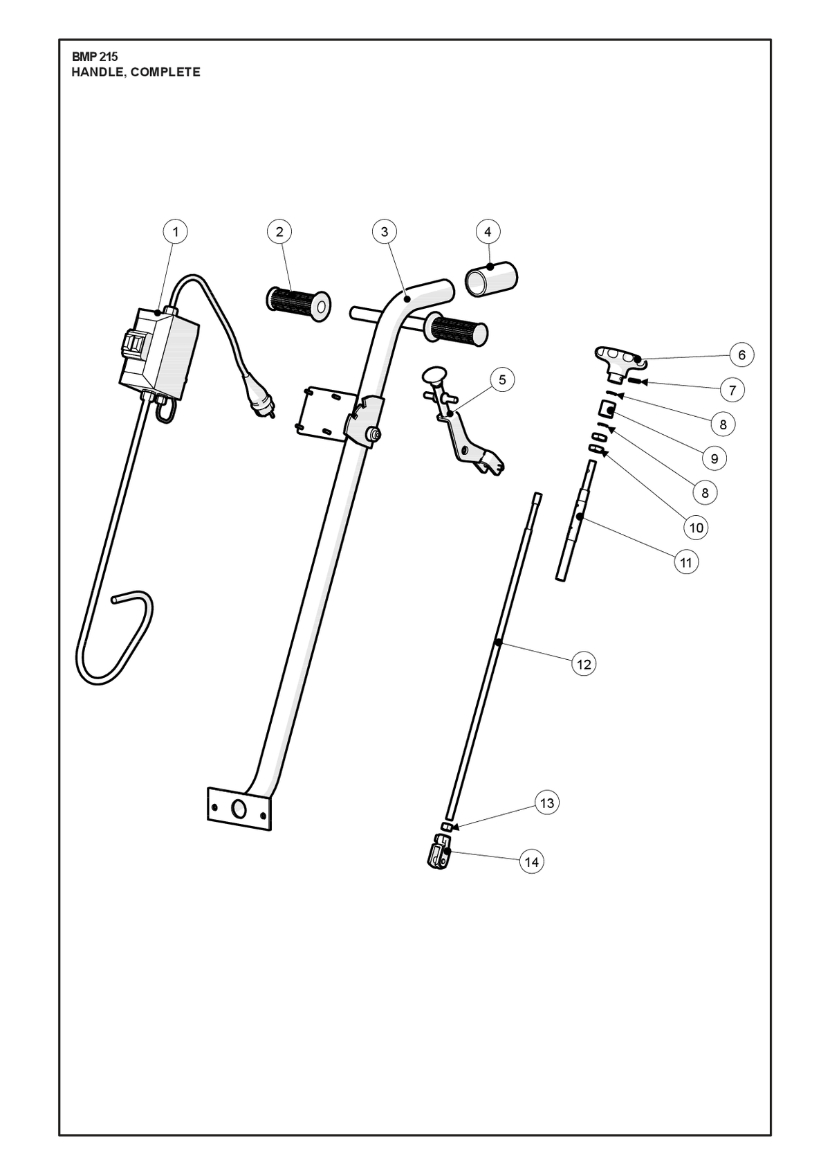 Husqvarna 534695801 onderdelentekening - positie 3