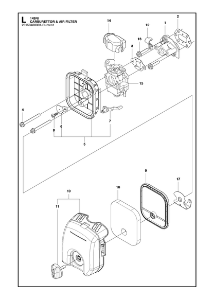 Husqvarna 505304801 onderdelentekening - positie 13