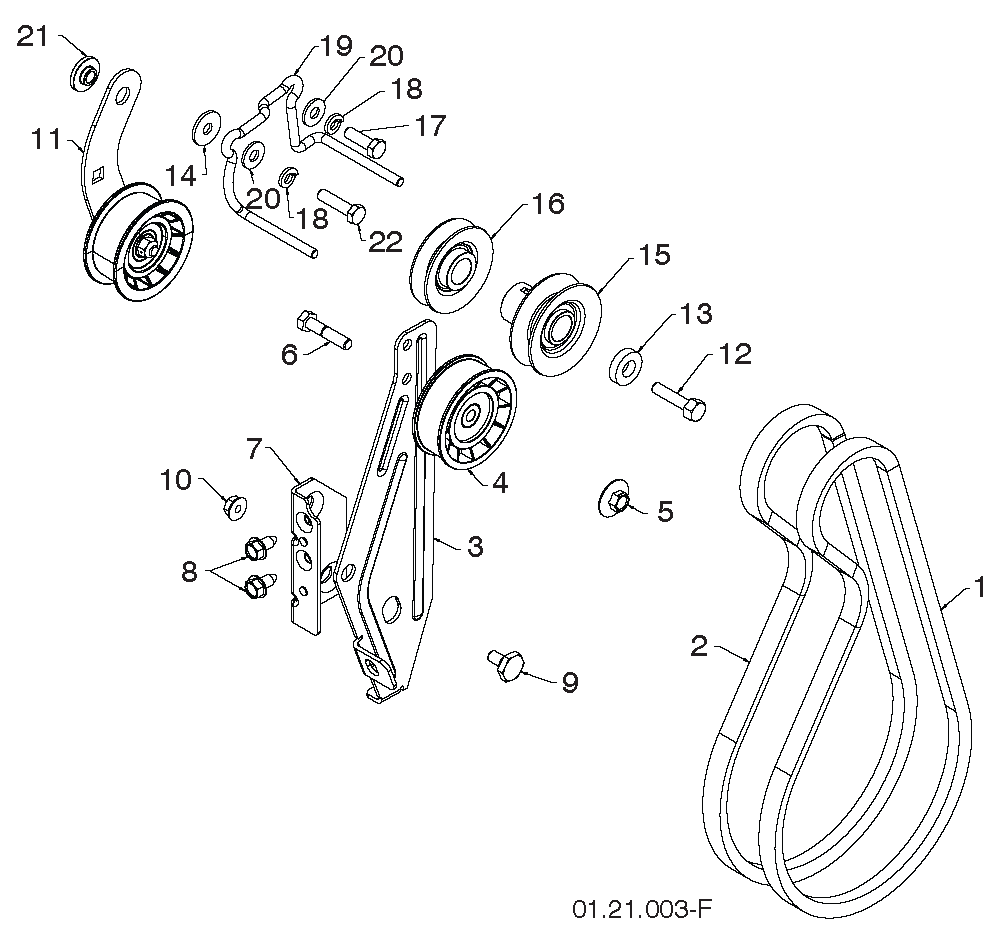 Husqvarna 874610520 onderdelentekening - positie 22