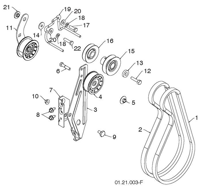 Husqvarna 874610520 onderdelentekening - positie 22