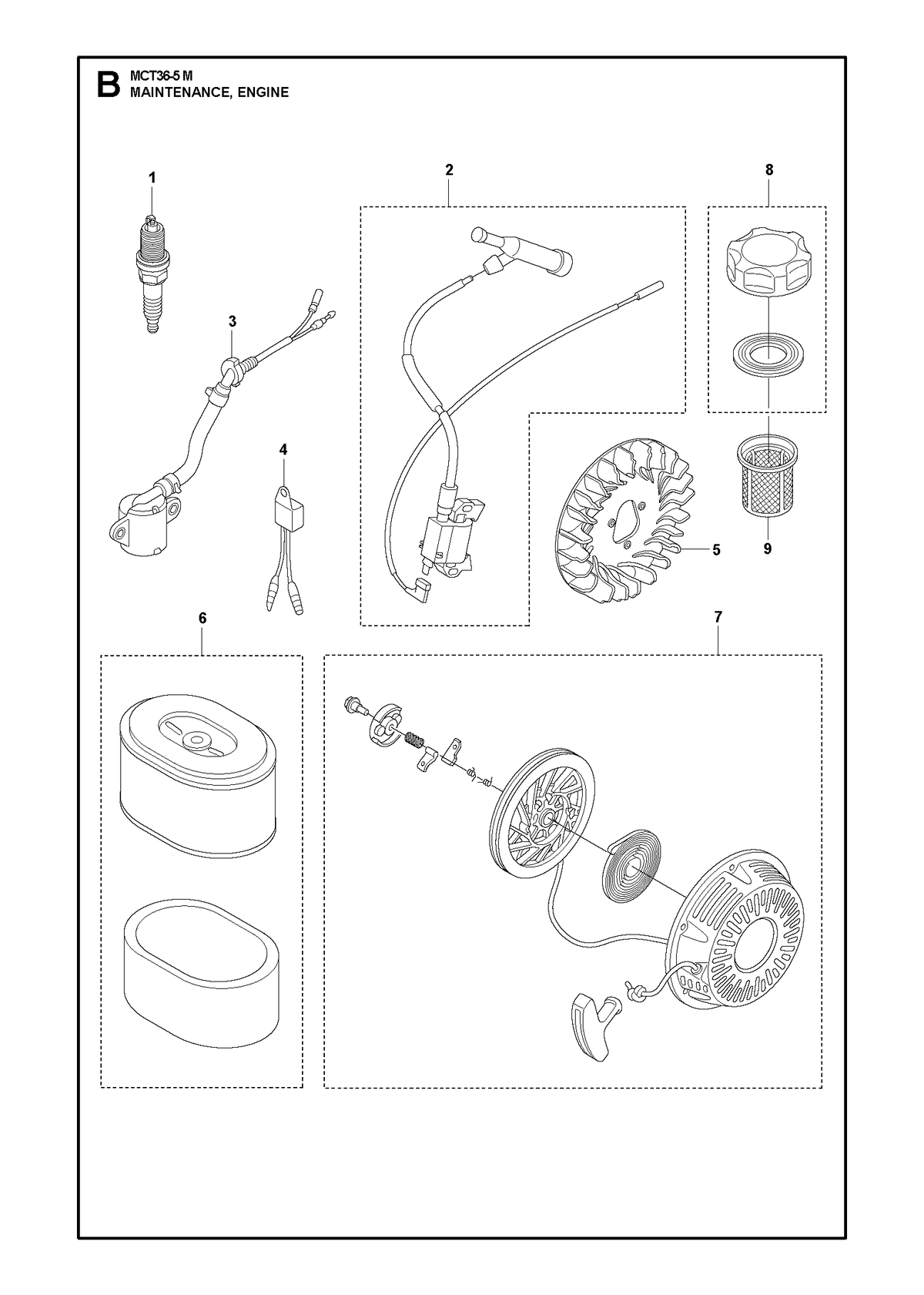 Husqvarna 599560601 onderdelentekening - positie 7