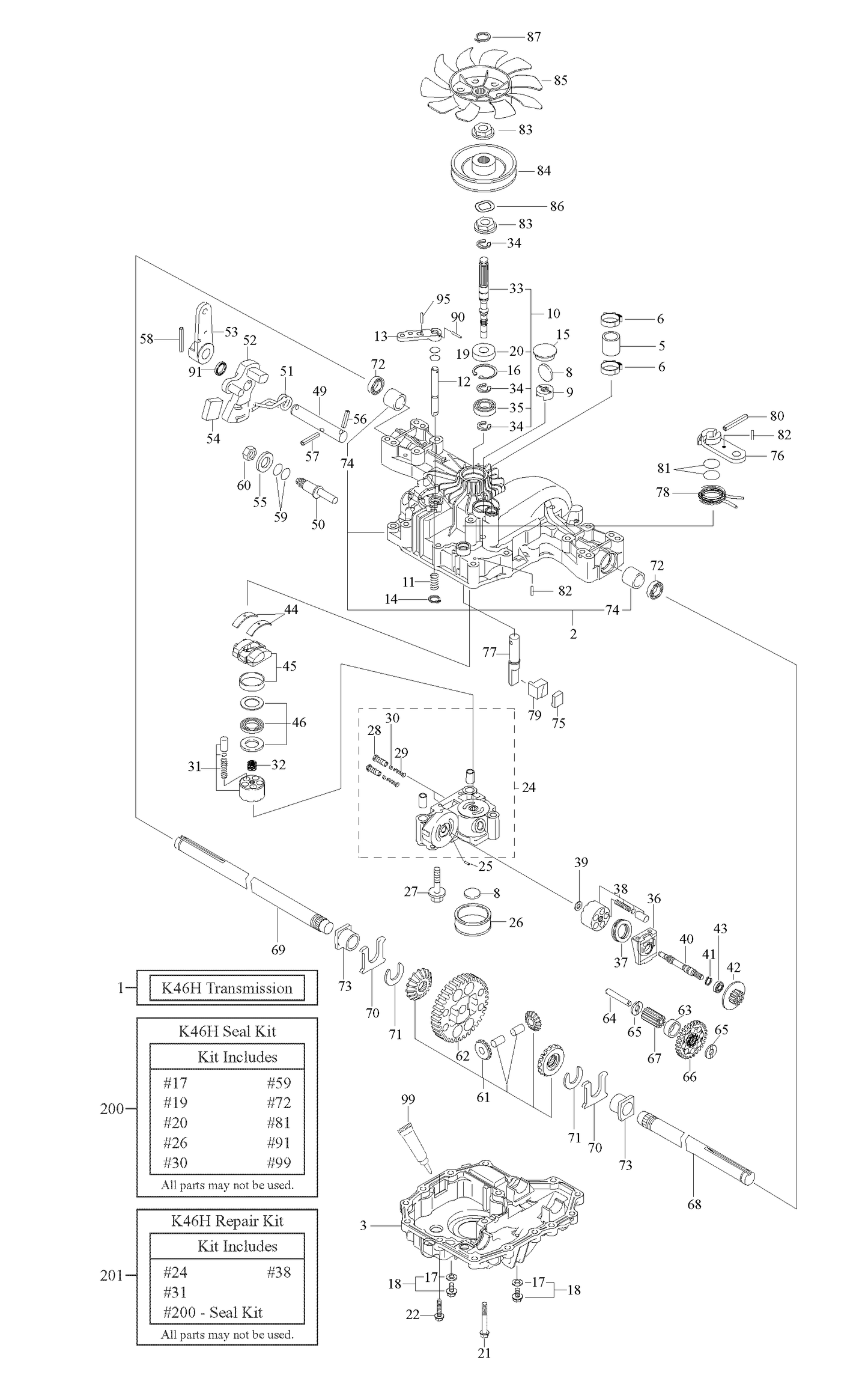 Husqvarna 502452101 onderdelentekening - positie 51