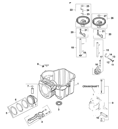 Husqvarna 510438701 onderdelentekening - positie 24
