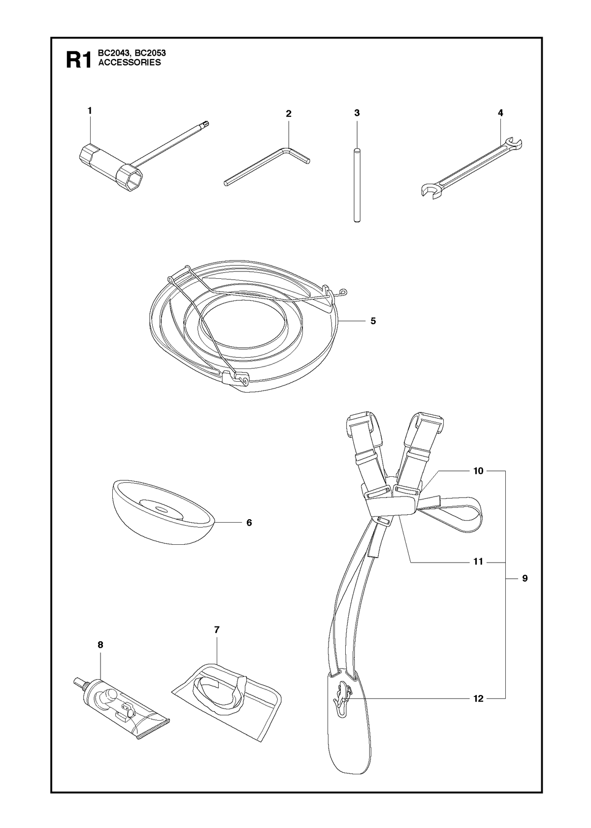 Husqvarna 523111801 onderdelentekening - positie 3
