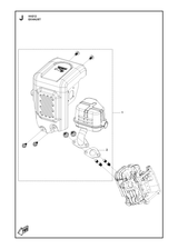 Husqvarna 598684417 onderdelentekening - positie 1