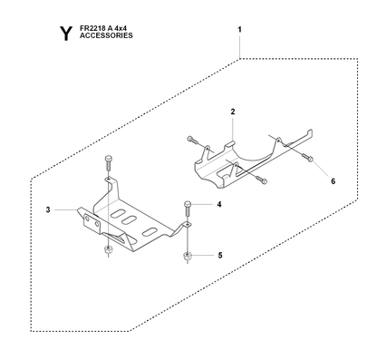 Husqvarna 504046201 onderdelentekening - positie 2
