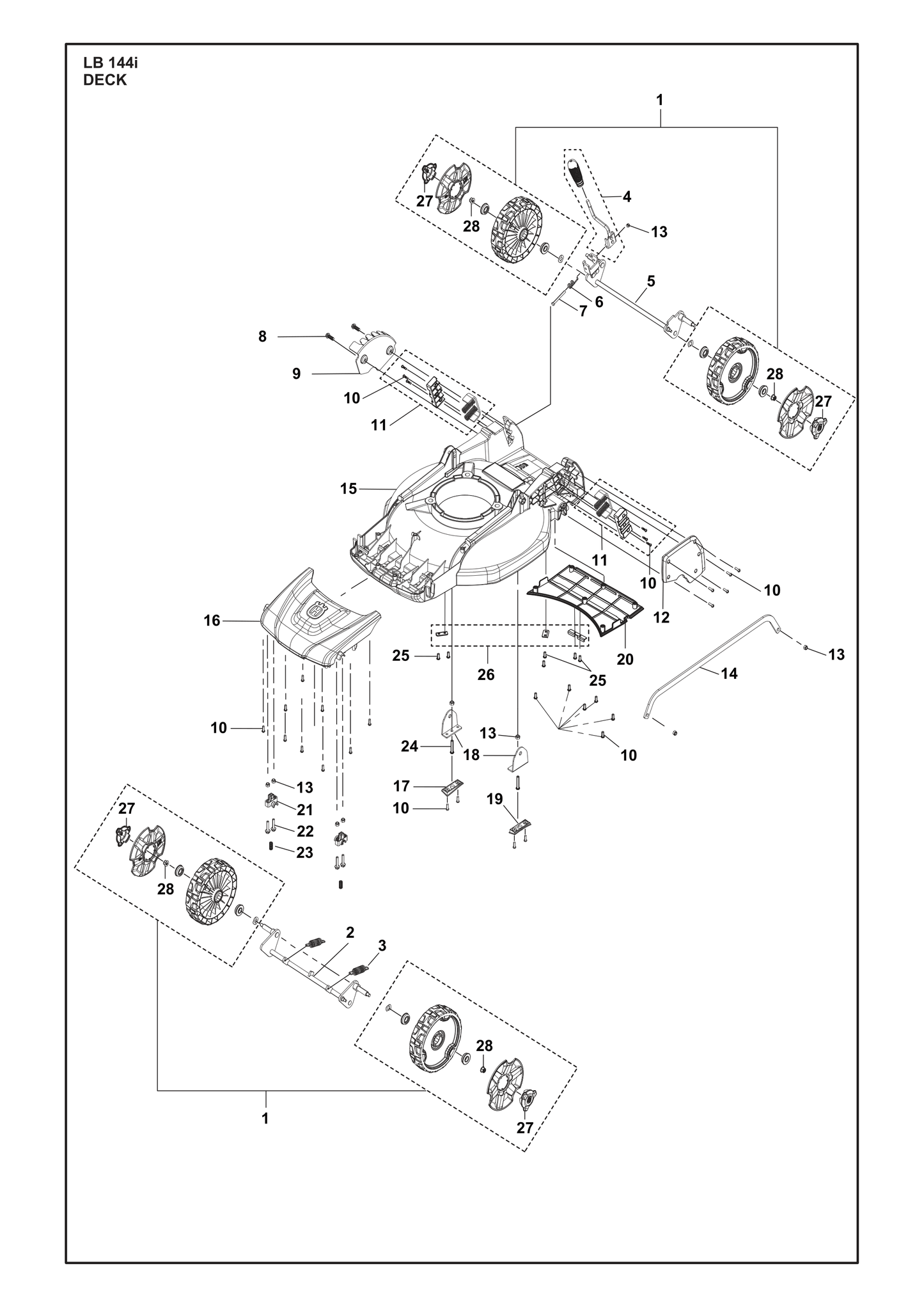 Husqvarna 503217725 onderdelentekening - positie 8