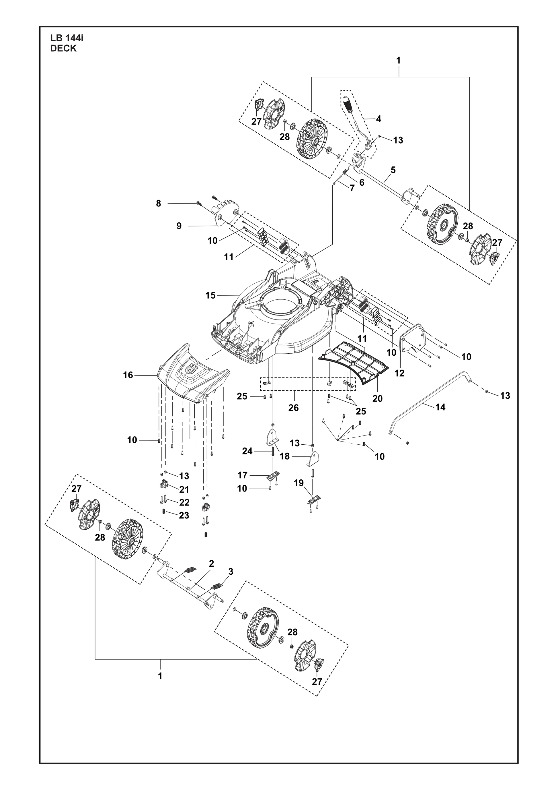 Husqvarna 503217725 onderdelentekening - positie 8