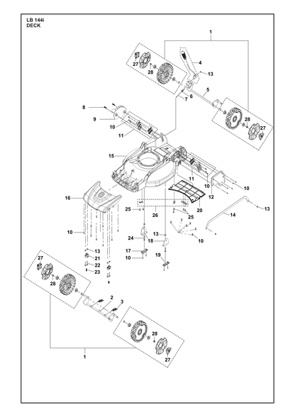 Husqvarna 503217725 onderdelentekening - positie 8