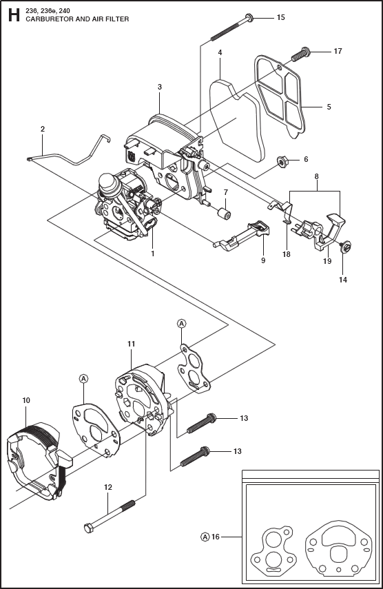 Husqvarna 577830701 onderdelentekening - positie 8