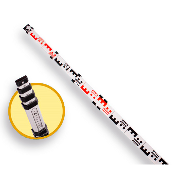 NESTLE Telescopische Nivelleermeter - 121 - 300 cm