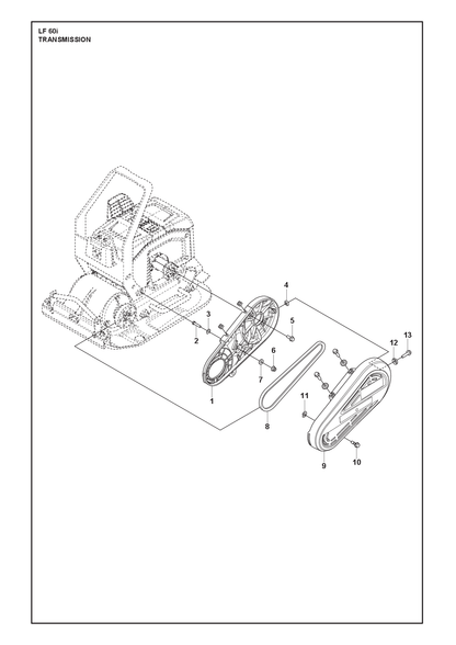Husqvarna 595466301 onderdelentekening - positie 2
