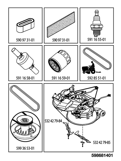 Husqvarna 591165901 onderdelentekening - positie 5