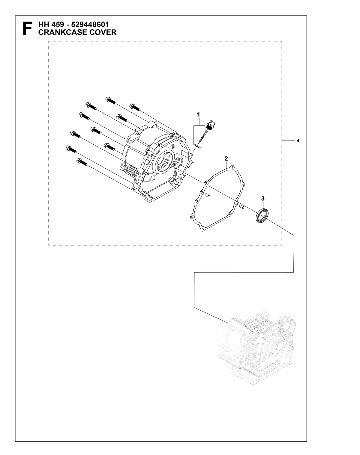 Husqvarna 599348937 onderdelentekening - positie 1