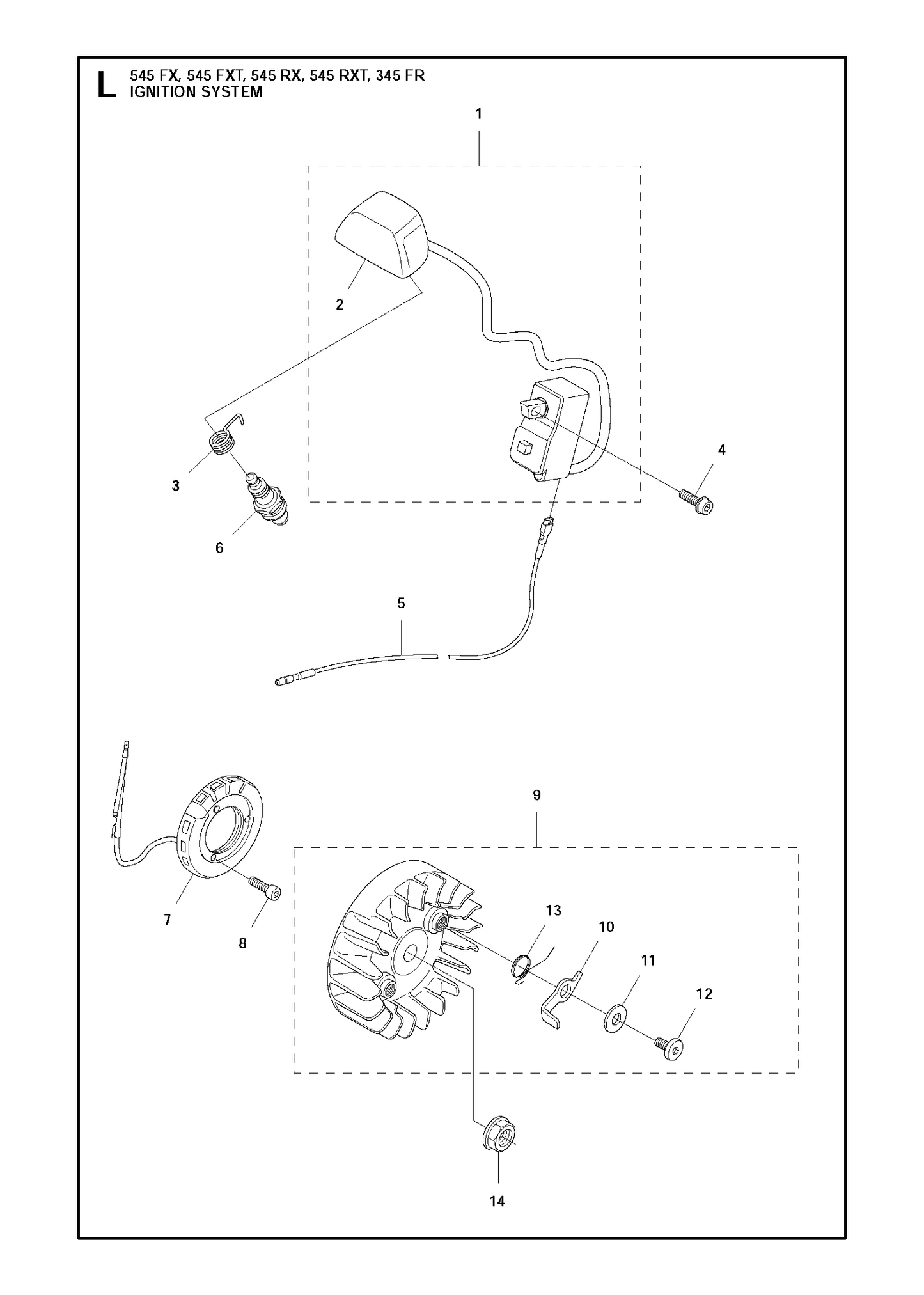 Husqvarna 503812401 onderdelentekening - positie 10