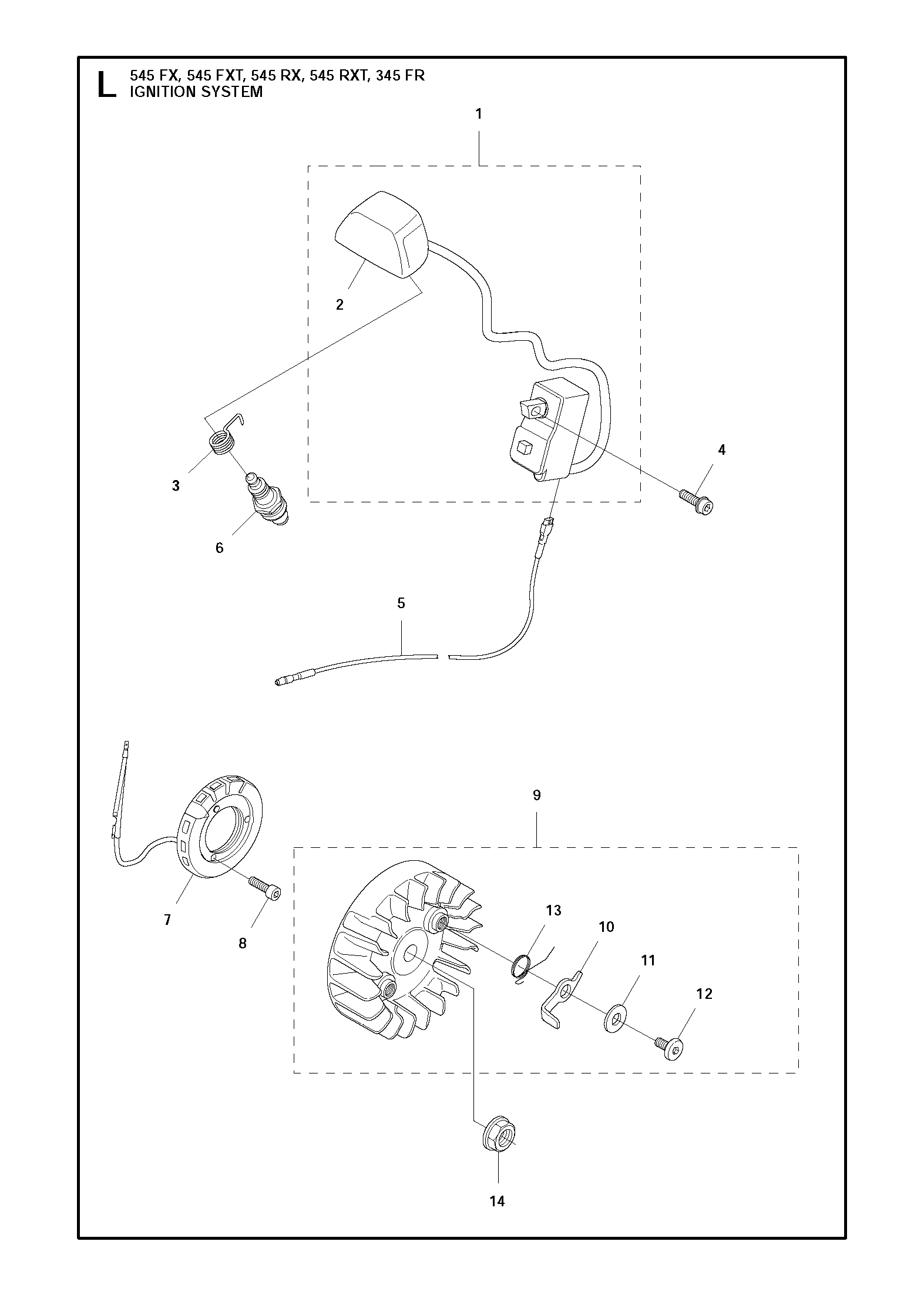 Husqvarna 503812401 onderdelentekening - positie 10