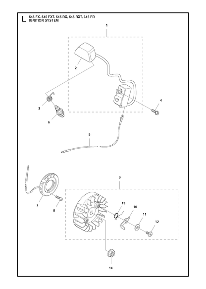 Husqvarna 503812401 onderdelentekening - positie 10