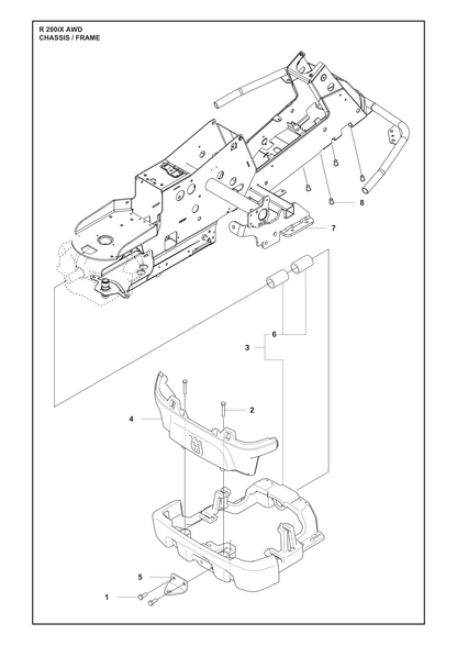 Husqvarna 594700704 onderdelentekening - positie 7