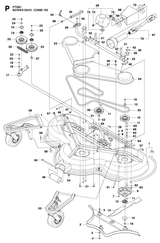 Husqvarna 544166402 onderdelentekening - positie 2