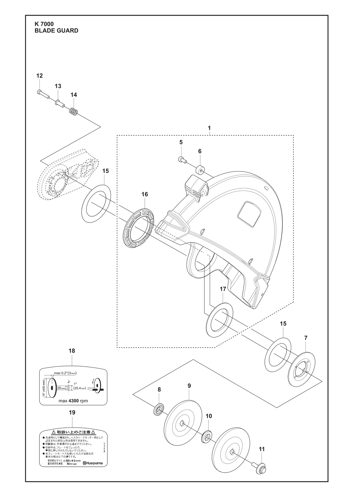 Husqvarna 583874402 onderdelentekening - positie 9