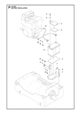 Husqvarna 595469601 onderdelentekening - positie 16