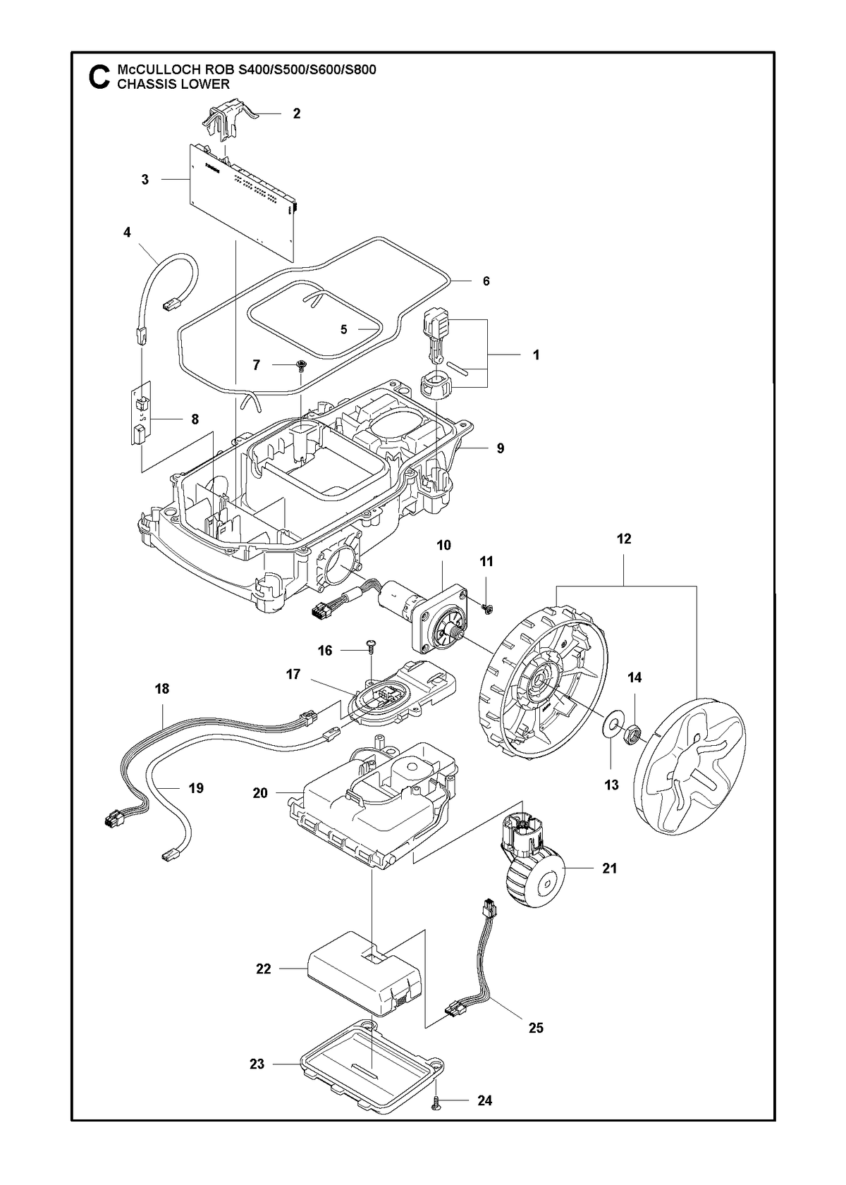 Husqvarna 536356101 onderdelentekening - positie 19