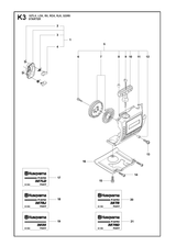 Husqvarna 503858702 onderdelentekening - positie 11