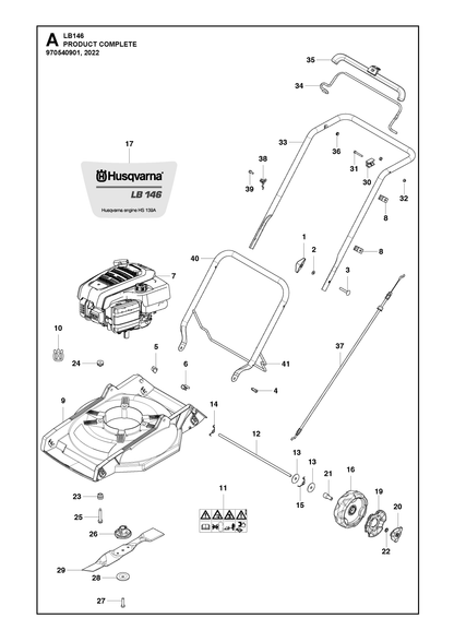 Husqvarna 531450601 onderdelentekening - positie 7