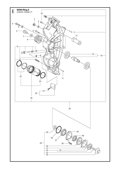 Husqvarna 522657504 onderdelentekening - positie 20