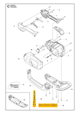 Husqvarna 588602805 onderdelentekening - positie 17
