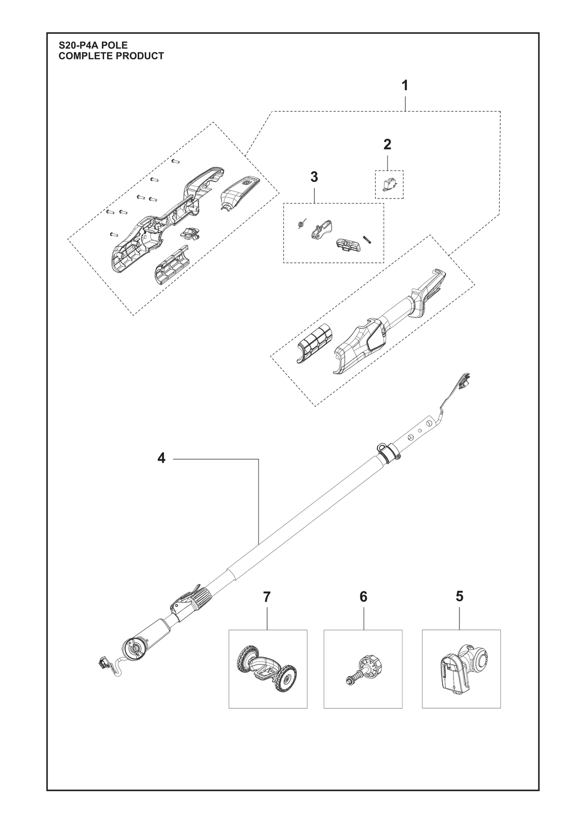 Husqvarna 547749301 onderdelentekening - positie 4