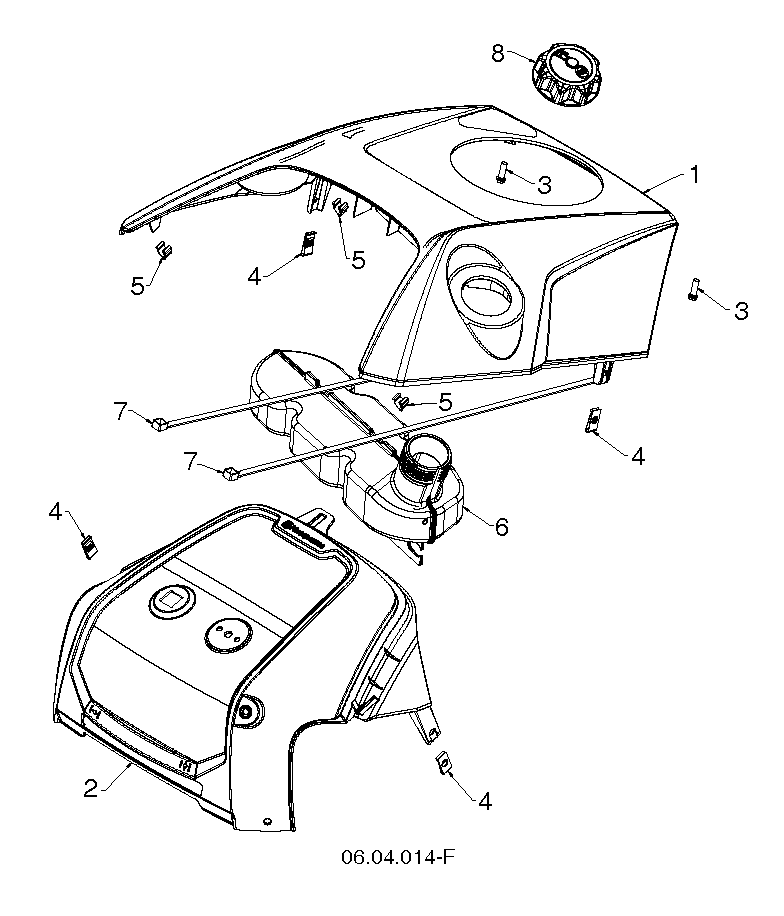 Husqvarna 532434868 onderdelentekening - positie 5