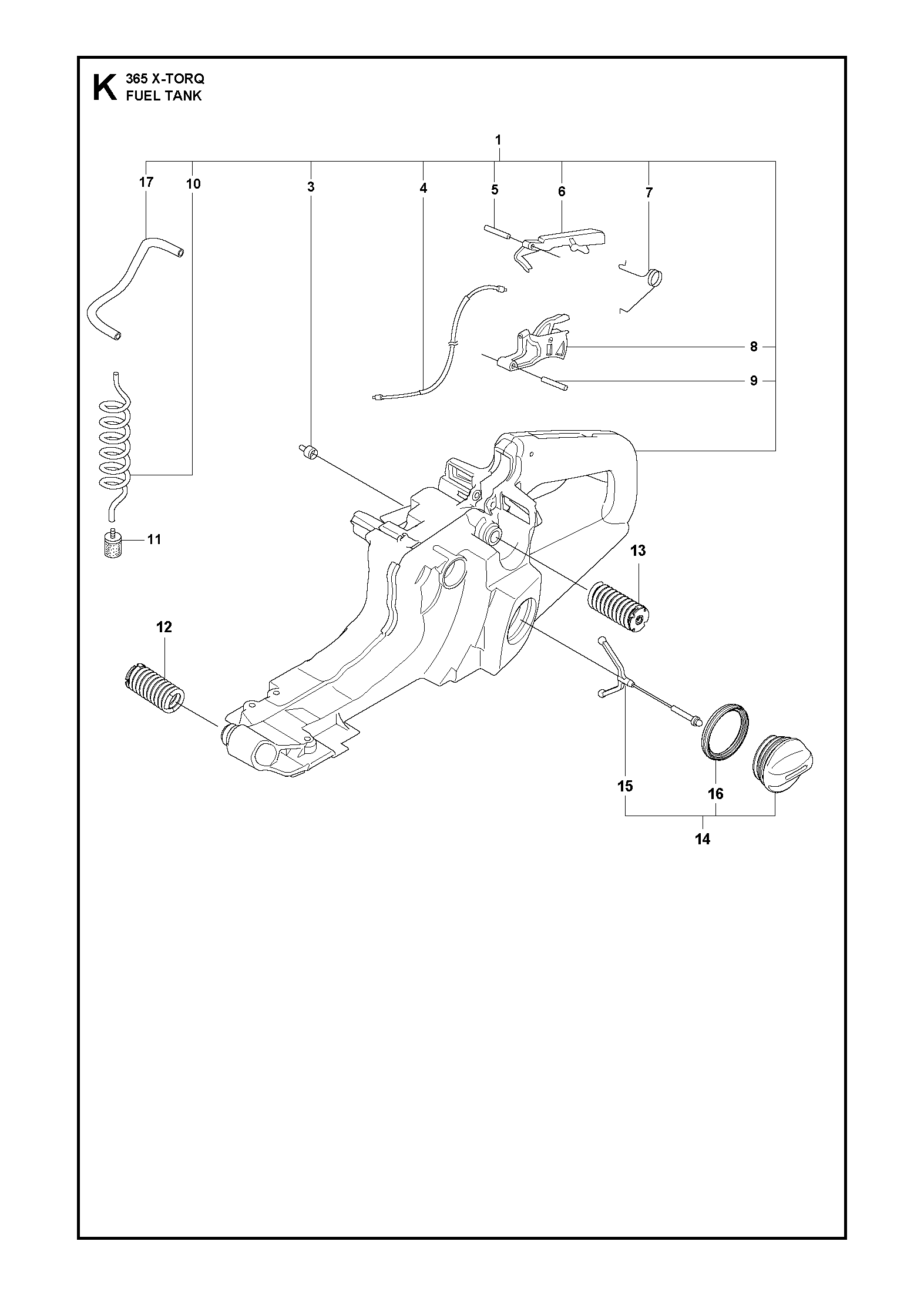 Husqvarna 503637604 onderdelentekening - positie 12