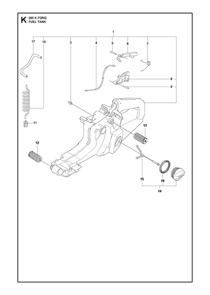 Husqvarna 503637604 onderdelentekening - positie 12