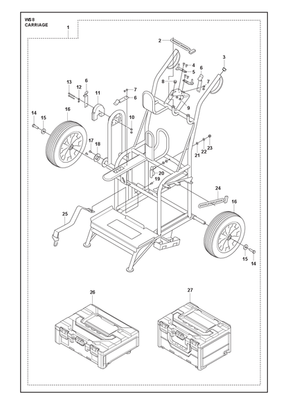 Husqvarna 581850501 onderdelentekening - positie 11