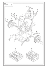 Husqvarna 591103901 onderdelentekening - positie 1