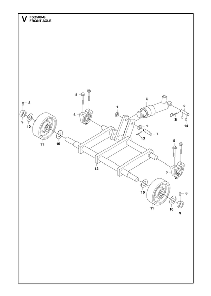 Husqvarna 588789701 onderdelentekening - positie 4