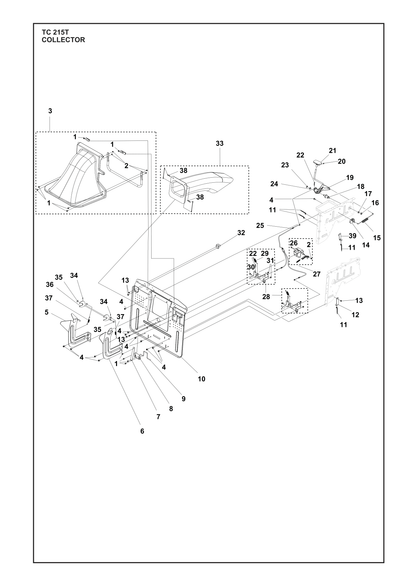 Husqvarna 547403104 onderdelentekening - positie 36