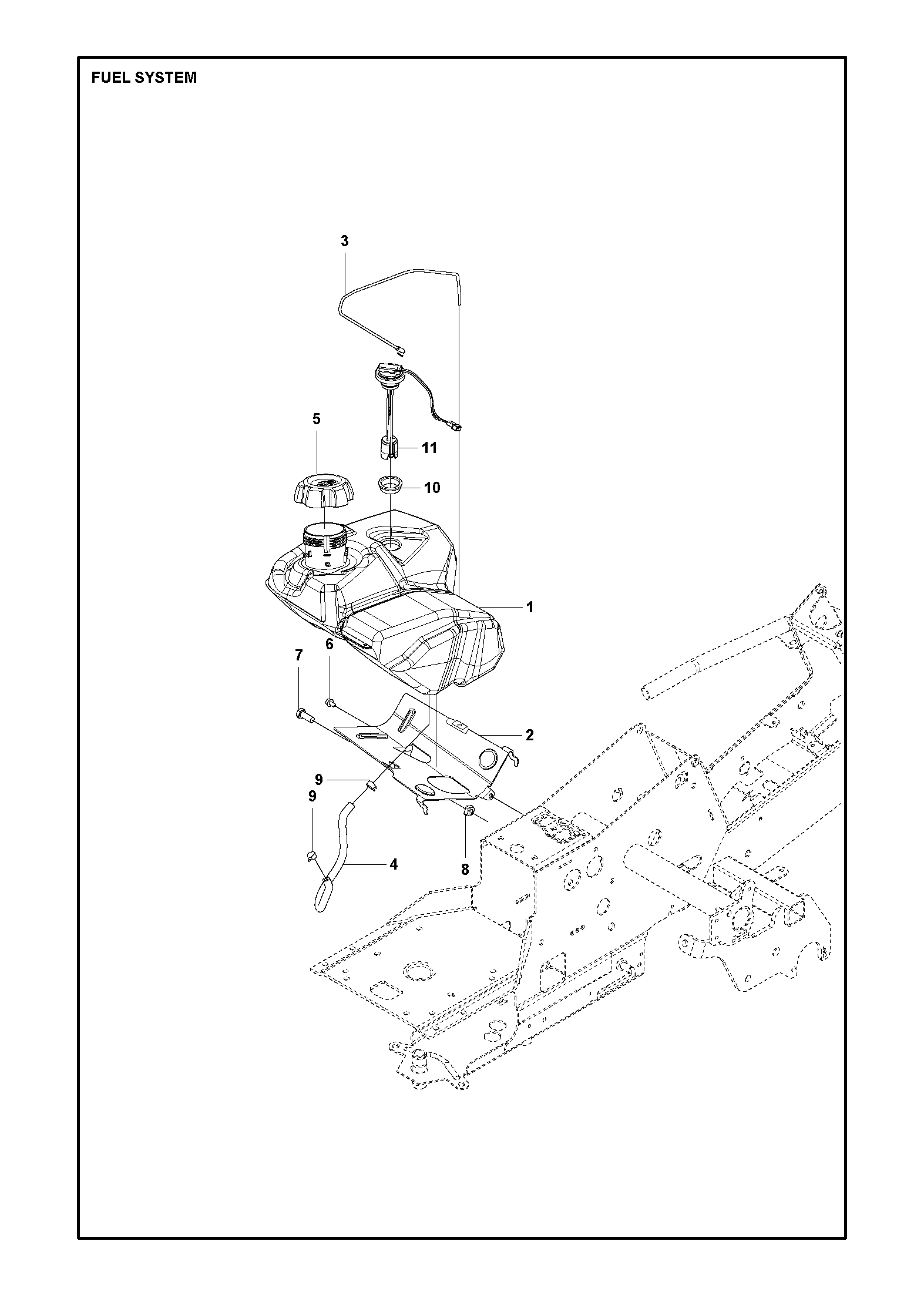 Husqvarna 504800010 onderdelentekening - positie 4