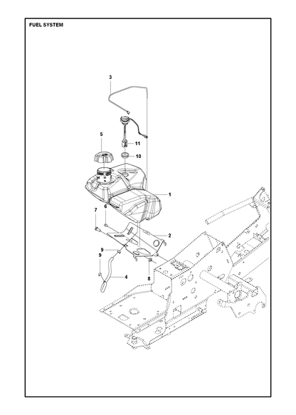 Husqvarna 504800010 onderdelentekening - positie 4