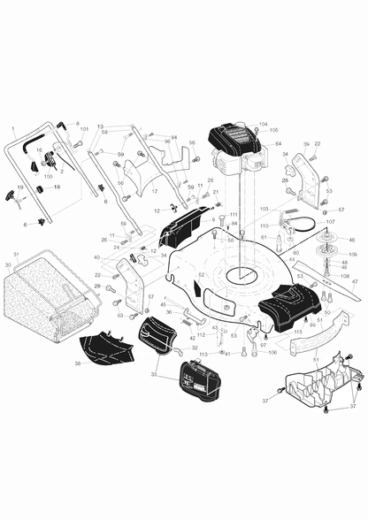 Husqvarna 581045201 onderdelentekening - positie 47