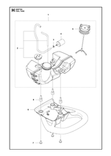 Husqvarna 579210302 onderdelentekening - positie 2