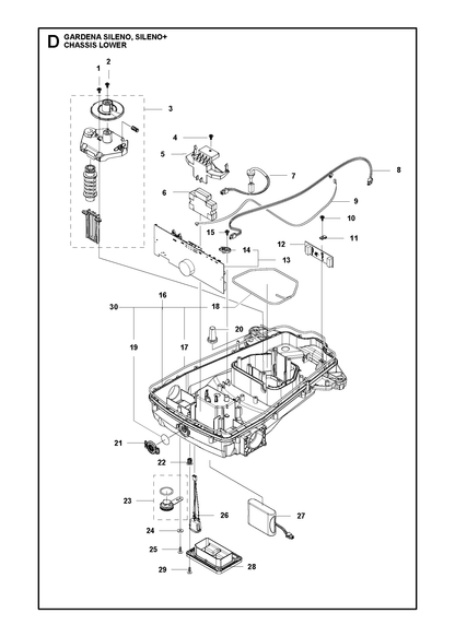 Husqvarna 588779003 onderdelentekening - positie 13