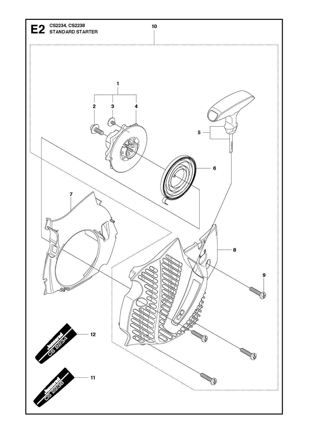 Husqvarna 545165983 onderdelentekening - positie 11